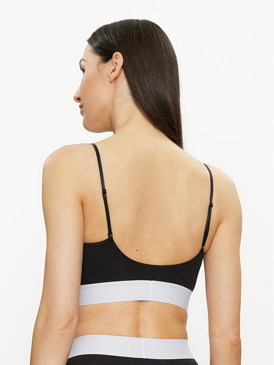 Calvin Klein Underwear Calvin Klein Underwear Top nedrček 000QF7587E Črna