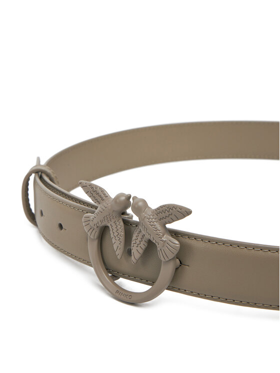 PINKO PINKO Curea Love Berry H3 Belt PE 25 PLT01 100125 A1K2 Gri