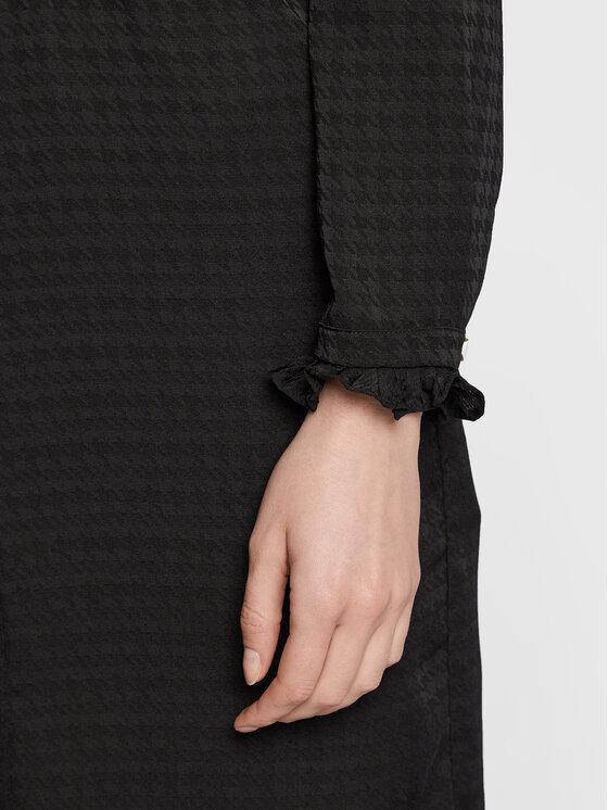 TWINSET TWINSET Rochie tip cămașă 222TT2422 Negru Regular Fit