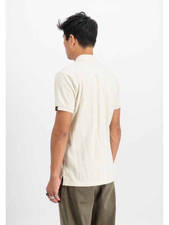 Alpha Industries Alpha Industries Polo Basic Small Logo Polo Beżowy Regular Fit