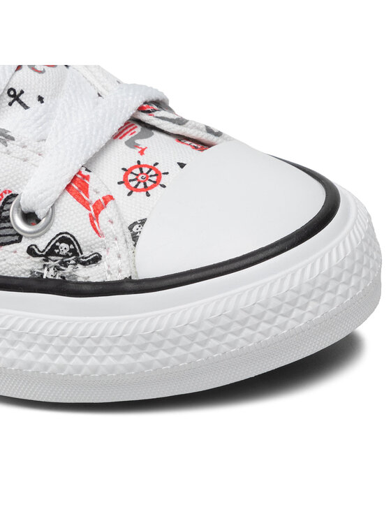 Converse Converse Trampki Chuck Taylor All Star Pirate 372874C Biały
