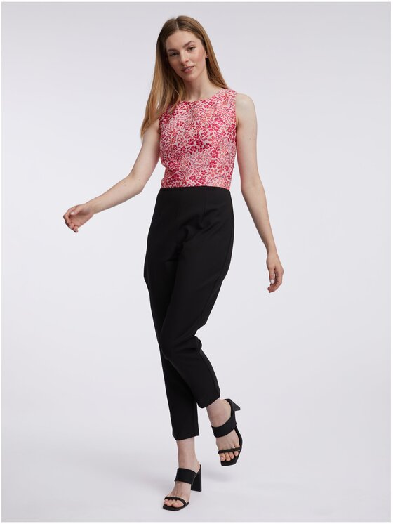 Orsay Orsay Kombinezon 451097224000__34 Różowy Regular Fit
