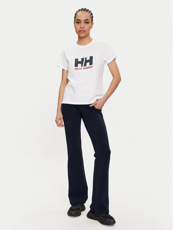 Helly Hansen Helly Hansen Marškinėliai W Hh Logo T-Shirt 2.0 34465 Balta Regular Fit