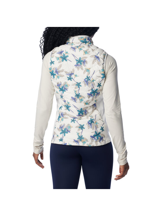 Columbia Columbia Bezrękawnik Powder Pass Vest Biały Regular Fit