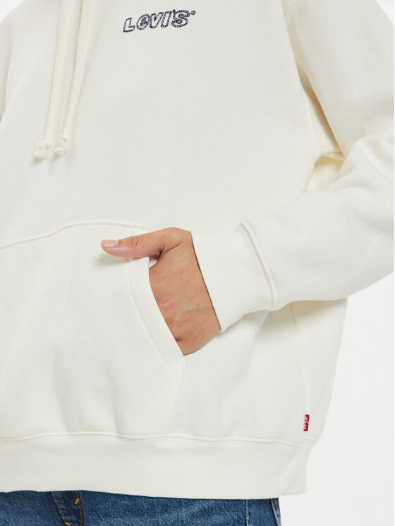 Levi's® Levi's® Majica dugih rukava Graphic Everyday A8801-0008 Bijela Regular Fit