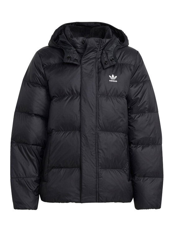adidas adidas Pūkinė striukė adicolor IY7498 Juoda Regular Fit
