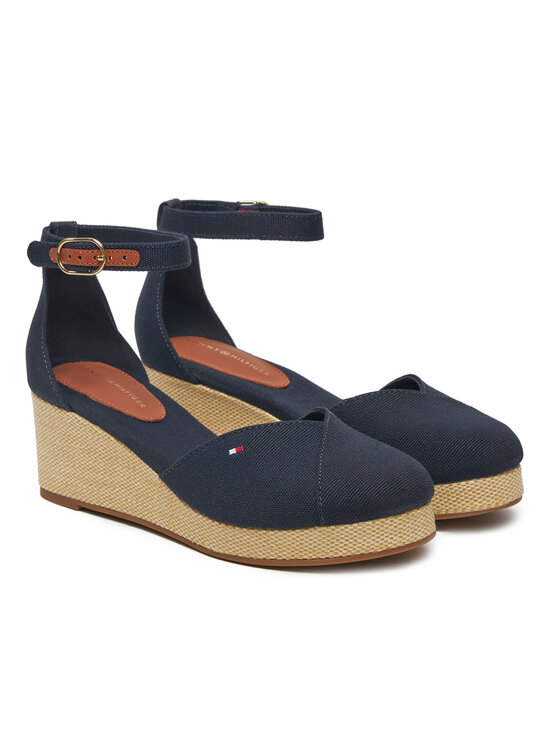Tommy Hilfiger Tommy Hilfiger Espadrile FW0FW08657 Bleumarin