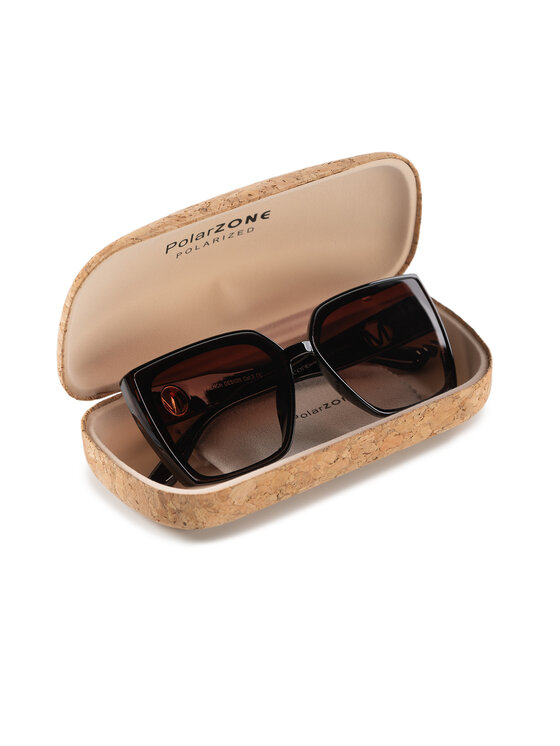 Okulary przeciwsłoneczne Miss Lou, Brązowe, ML300-GL1-280M
