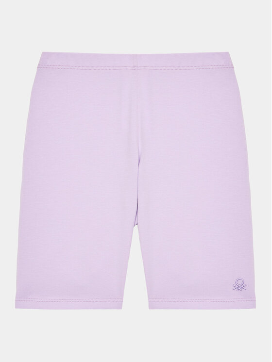 United Colors Of Benetton United Colors Of Benetton Колоездачни шорти 3MT1C901D Виолетов Slim Fit