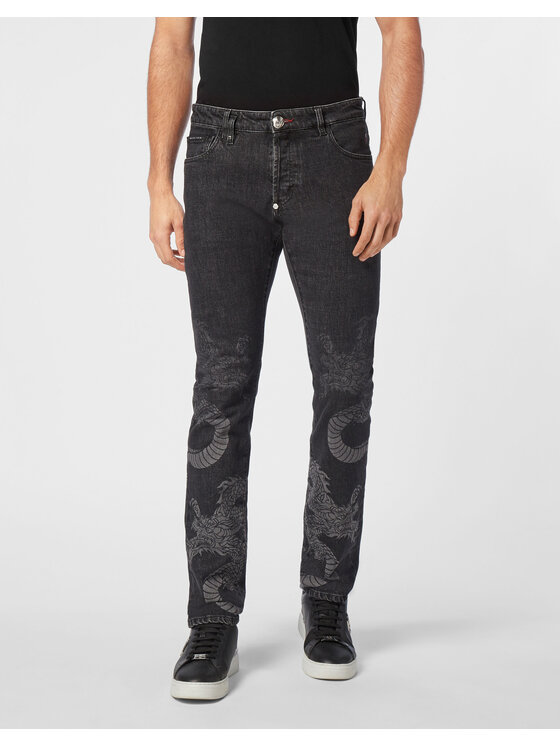 PHILIPP PLEIN PHILIPP PLEIN Jeans 20041 Grigio Straight Leg