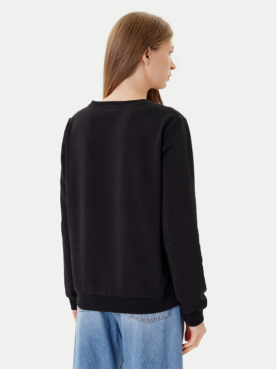 Liu Jo Sport Liu Jo Sport Sweatshirt Ecs Felpa Chiusa TF5196 FS090 Schwarz Regular Fit
