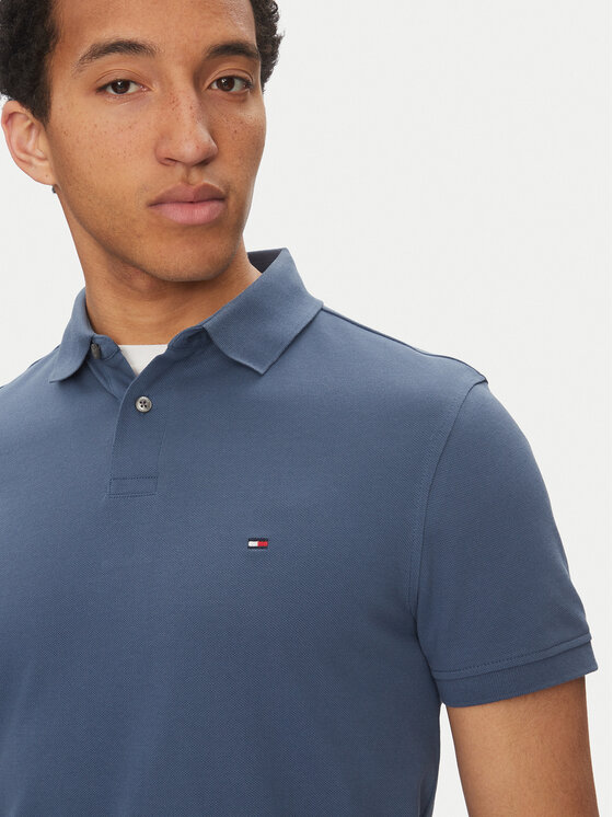 Tommy Hilfiger Tommy Hilfiger Tricou polo 1985 MW0MW17770 Albastru Regular Fit