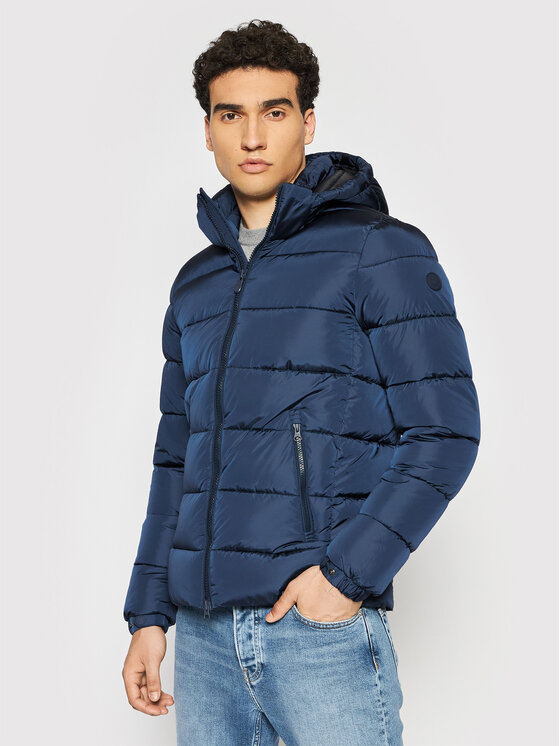 Giubbotto piumino D35560M MEGA13 Blu scuro Regular...