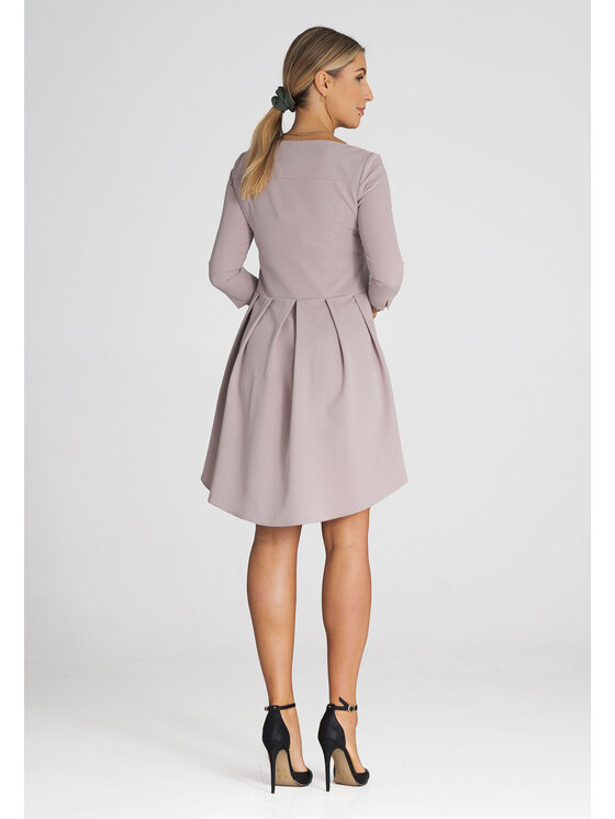 FIGL FIGL Vestito da giorno M988 Beige Regular Fit