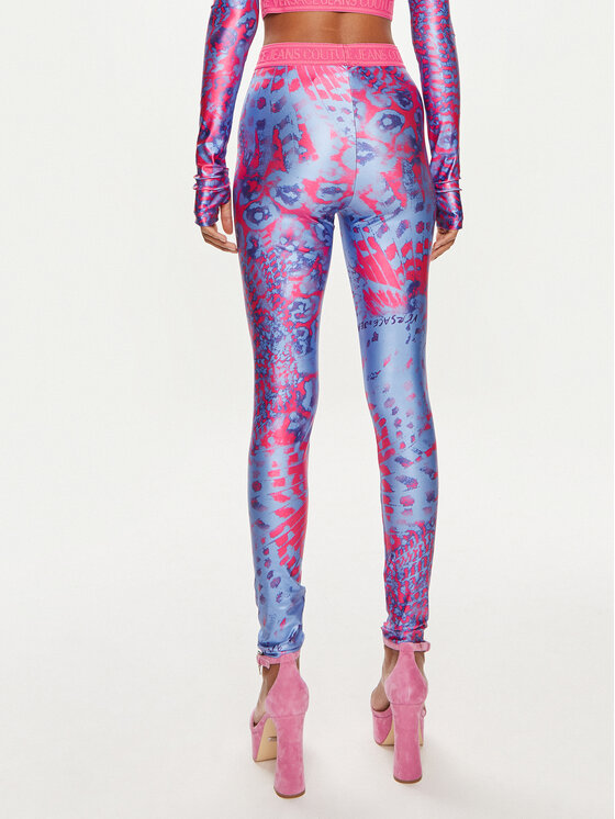 Versace Jeans Couture Versace Jeans Couture Colanți 76HAC101 Albastru Skinny Fit