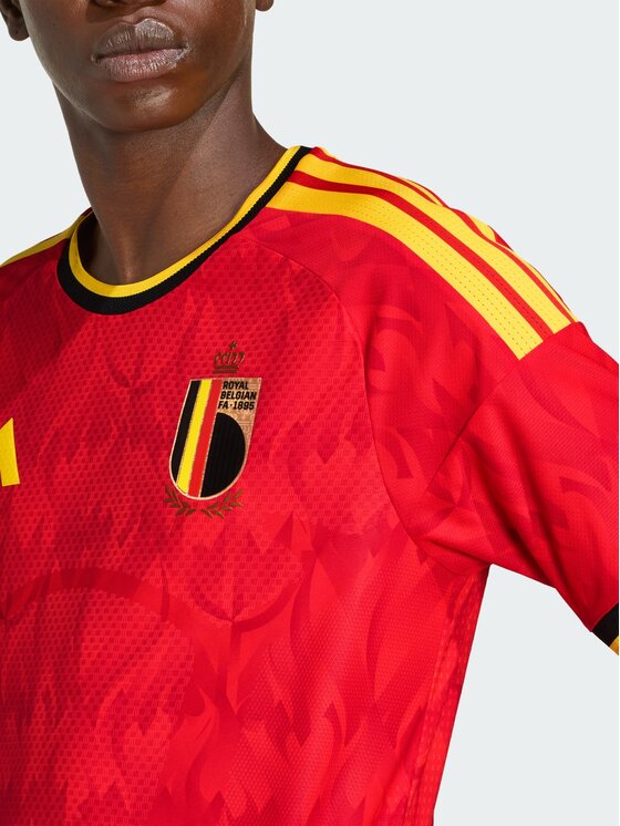 adidas adidas Koszulka techniczna Belgia Czerwony Slim Fit