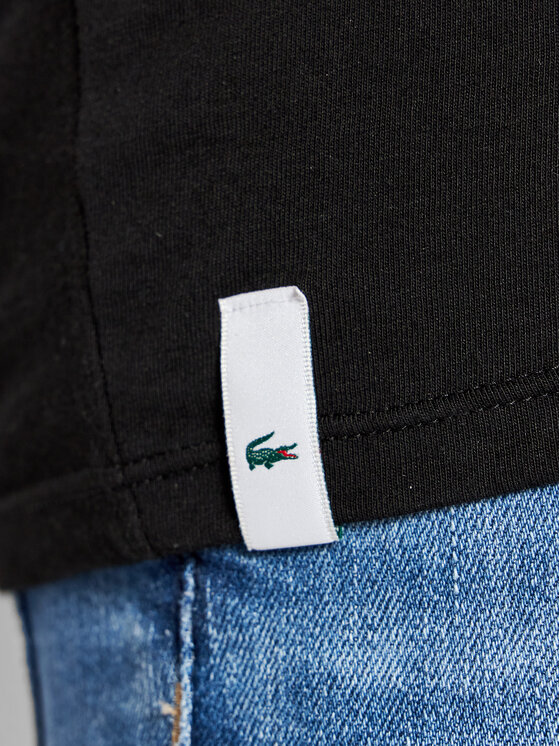 Lacoste Lacoste Комплект тениски TH3321 Черен Slim Fit