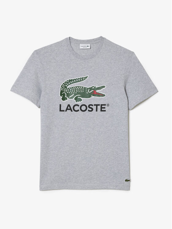 Lacoste T shirt TH1285 Gris Regular Fit Modivo