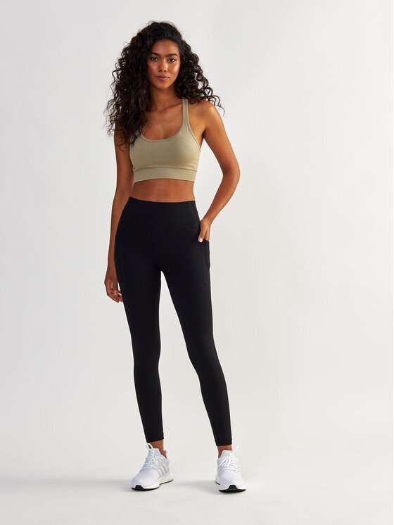 BeShaped BeShaped Legíny z Kieszeniami Lift Me Up Čierna Shaping Fit