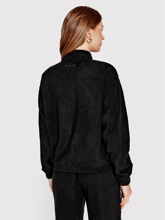 Felpa di pile SP22-POLD522 Nero Regular Fit