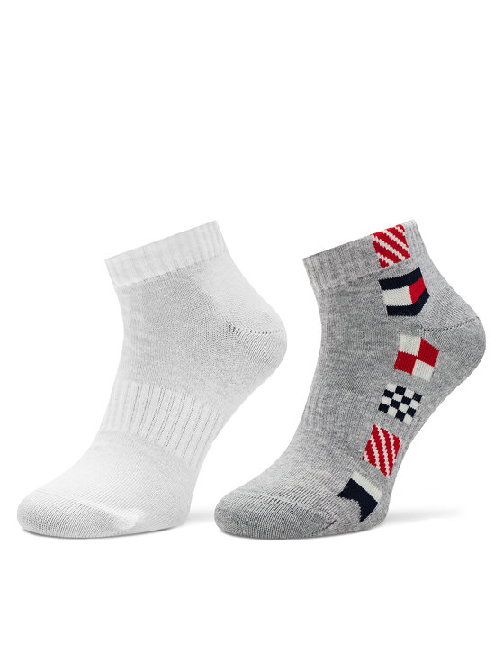 Set di 2 paia di calzini lunghi da bambini Tommy