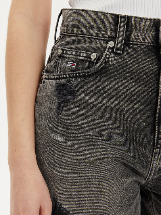 Tommy Jeans Tommy Jeans Džínsové šortky DW0DW17652 Sivá Mom Fit