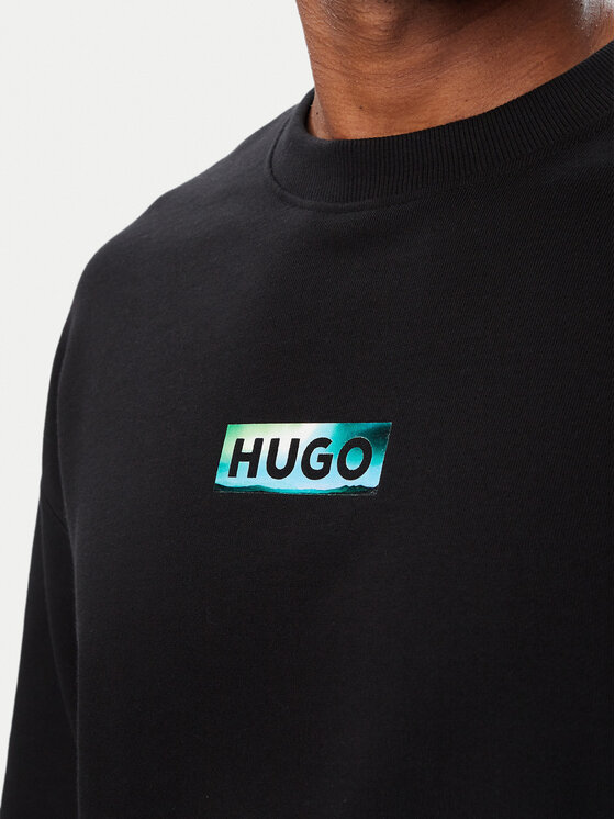 HUGO HUGO Тишърт 50570325 Черен Regular Fit