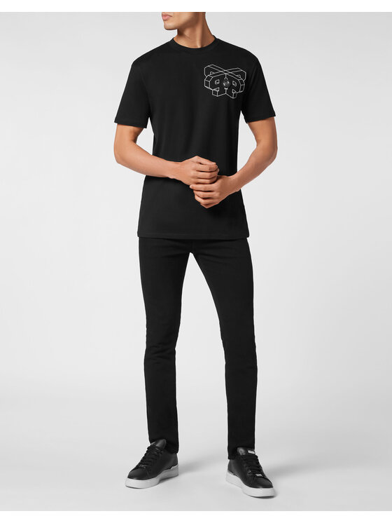 PHILIPP PLEIN PHILIPP PLEIN T-shirt 15483 Nero Regular Fit