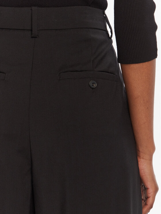 Weekend Max Mara Weekend Max Mara Palazzo kalhoty Adelfi 2525136072 Černá Wide Leg