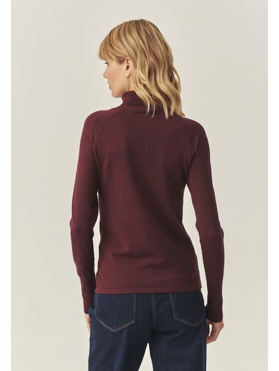 TATUUM Tatuum Sweter NEKOKI Czerwony Fitted Fit