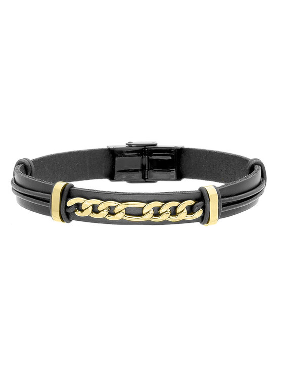 Manoki manoki Bransoletka BA1118BG Czarny