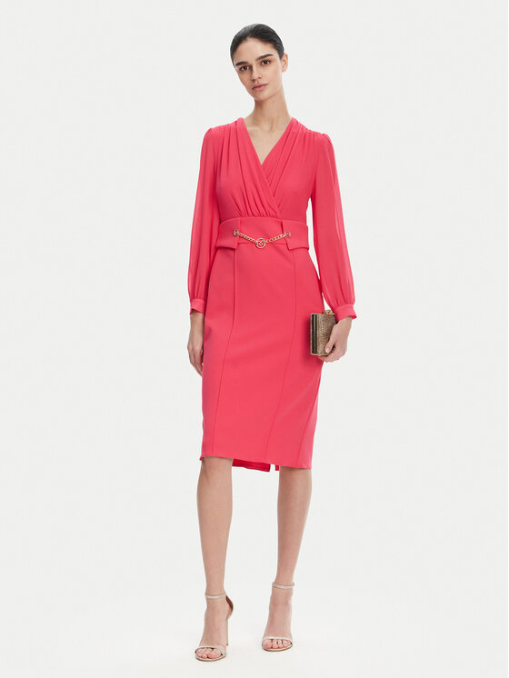 Rinascimento Rinascimento Kokteilikleit CFC0123289003 Roosa Regular Fit