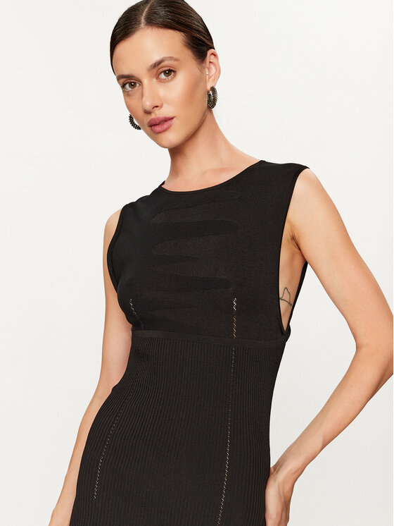 PINKO Pinko Abito da cocktail Beribal 101869 A16R Nero Slim Fit