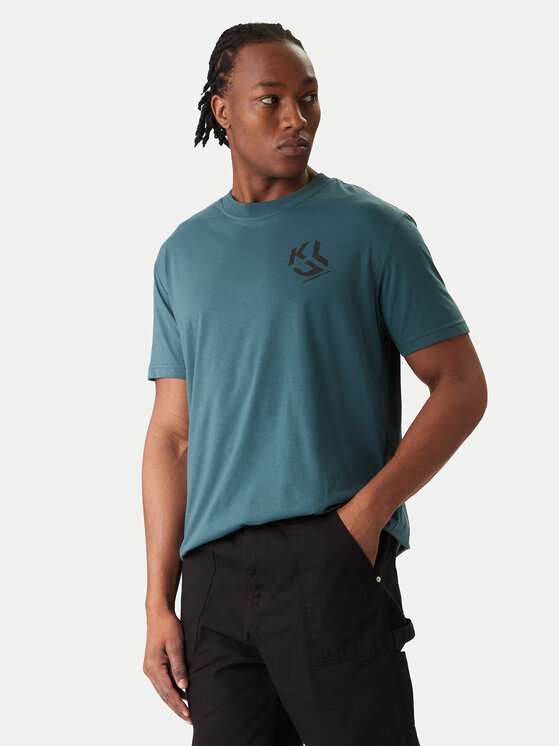 Karl Lagerfeld Jeans Tricou A2M17072 Verde Regular Fit