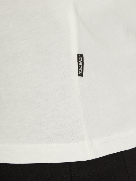 Blend Blend T-krekls 20718276 Balts Regular Fit