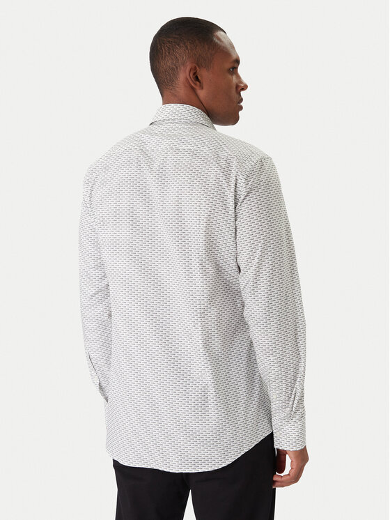 HUGO HUGO Marškiniai Kenno 50555318 Balta Slim Fit