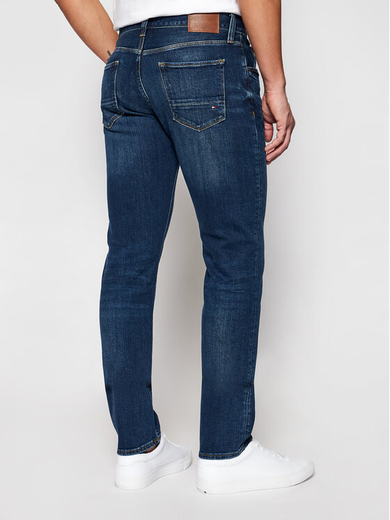 Tommy Hilfiger Jeansy Straight Leg MW0MW01757 Granatowy Straight Fit •  Modivo.pl