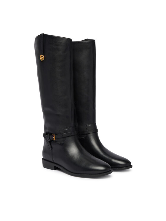 MICHAEL Michael Kors MICHAEL Michael Kors Kozačky ve vojenském stylu 40F6BVFB5L Černá