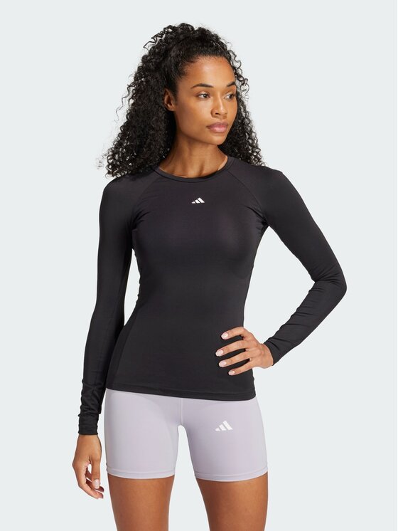 adidas adidas Koszulka techniczna 140157 Czarny Fitted Fit