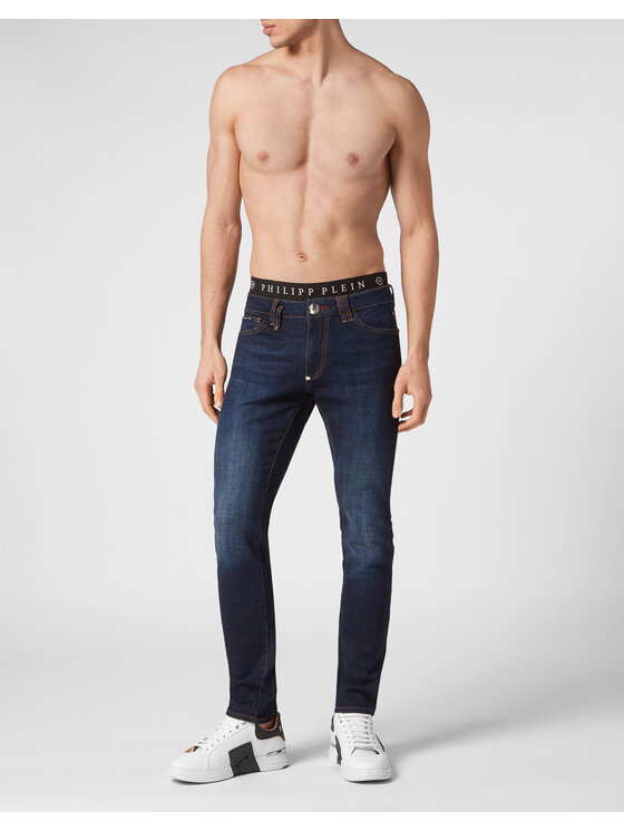 PHILIPP PLEIN PHILIPP PLEIN Jeansy 67 Světle modrá Slim Fit