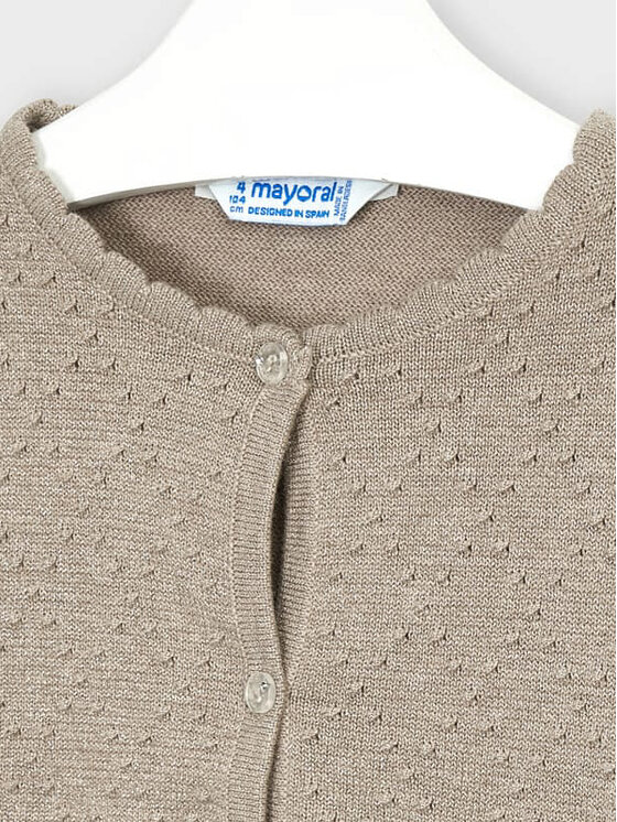 Cardigan 4349 Marrone Regular Fit