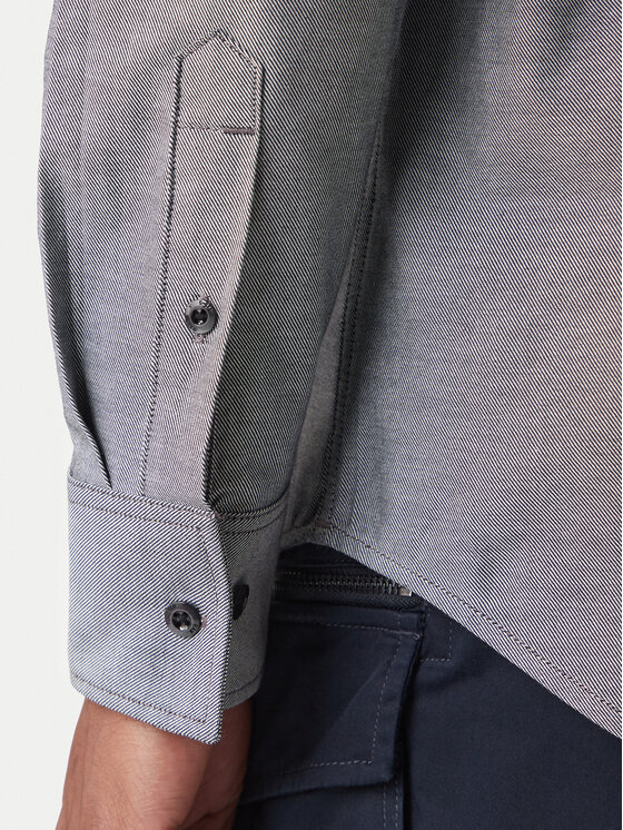 G-Star Raw G-Star Raw Риза Bristum 2.0 D23553 E071 Сив Slim Fit