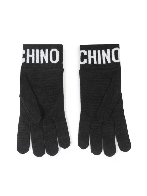 MOSCHINO MOSCHINO Ženske rokavice 65232 M2357 Črna