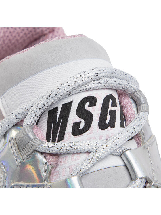 MSGM MSGM Tenisice Scarpa Donna 2742MDS2086 707 90 Srebrna