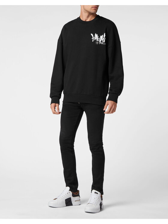 PHILIPP PLEIN PHILIPP PLEIN Bluza 947 Czarny Regular Fit