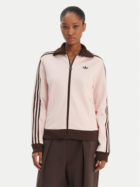 adidas adidas Mikina adicolor Classic KC6854 Růžová Regular Fit
