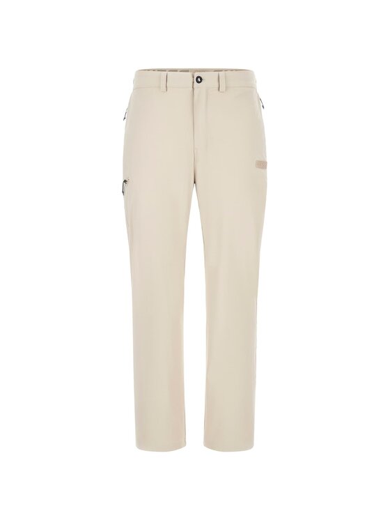 Guess Guess Kalhoty z materiálu 177303 Béžová Regular Fit