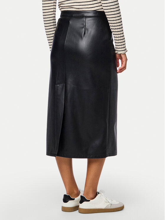 Pieces Pieces Gonna in similpelle Neeth 17151696 Nero Regular Fit