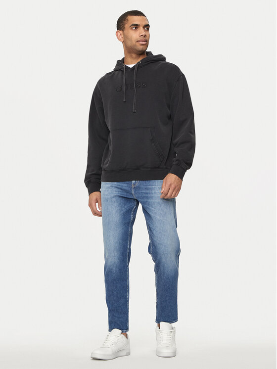 Guess Guess Majica dugih rukava M4RQ33 K9YI1 Crna Regular Fit