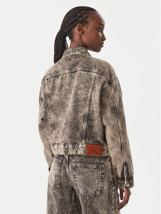 Calvin Klein Jeans Calvin Klein Jeans Kurtka jeansowa 90's Trucker LV047H797G Brązowy Regular Fit
